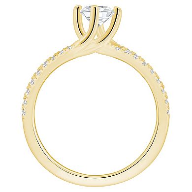 Alyson Layne 14k Gold 9/10 Carat T.W. Diamond Engagement Ring