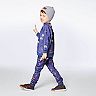 Fleece Top With Allover Bear Print
