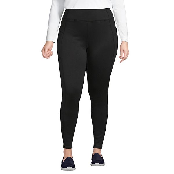 Plus Size Lands' End Active FleeceLined Leggings