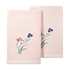 Georgiabags 100% Cotton Velour Fingertip Towel Set (3 Pack), Cotton, Super Soft 11 x 18 Small Hand Towels, Extra-Absorbent Finger Tip Towels for Bathr