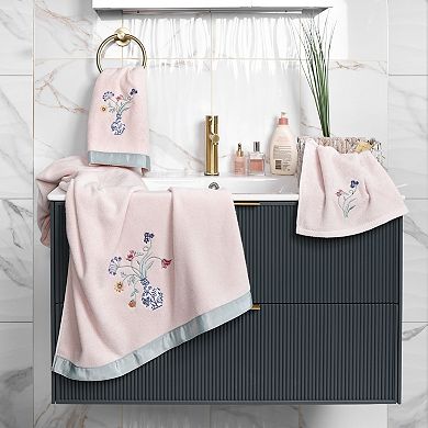 Linum Home Textiles Turkish Cotton Stella 3-piece Embellished Hand & Bath Towel Set