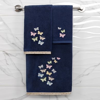 Linum Home Textiles Turkish Cotton Mariposa 3-piece Towel Set