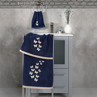 Linum Home Textiles Turkish Cotton Mariposa 3-piece Towel Set