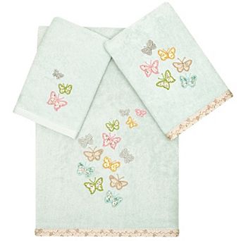 Linum Home Textiles Turkish Cotton Mariposa 3 pc Towel Set