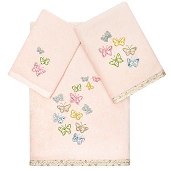 Linum Home Textiles Turkish Cotton Mariposa 3 pc Towel Set