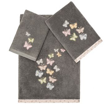 Linum Home Textiles Turkish Cotton Mariposa 3 pc Towel Set
