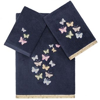 Linum Home Textiles Turkish Cotton Mariposa 3 pc Towel Set