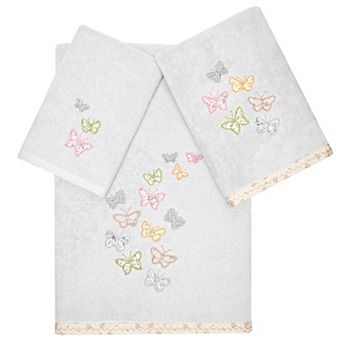 Linum Home Textiles Turkish Cotton Mariposa 3 pc Towel Set