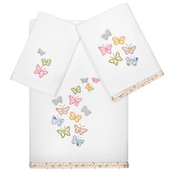 Linum Home Textiles Turkish Cotton Mariposa 3 pc Towel Set