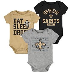 New Orleans Saints NFL Baby Infant T-Shirt 12 Months Black NWT