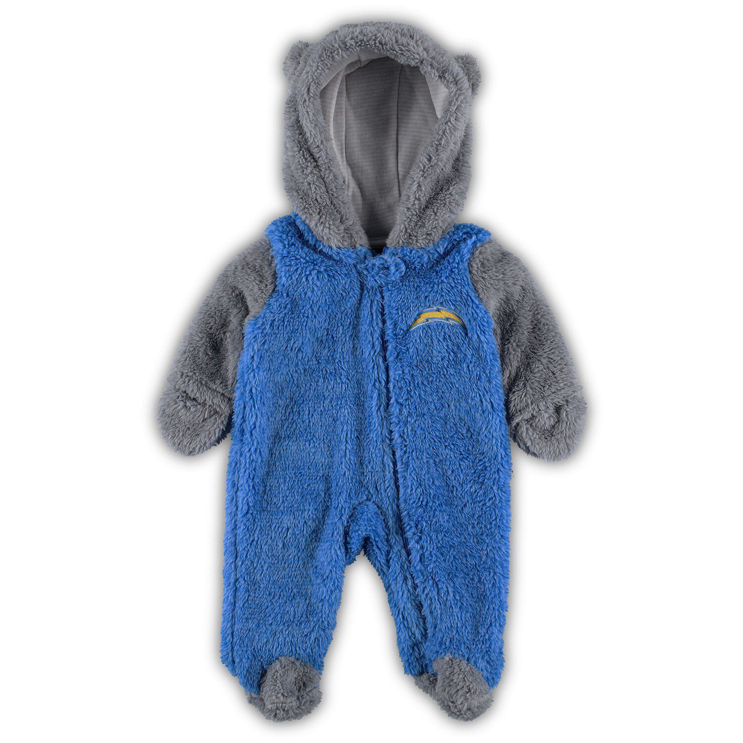 Chicago Cubs Infant Teddy Fleece Hooded Coverall 6-9 Months