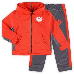 Infant Orange/Black Oklahoma State Cowboys Little Kicker Long Sleeve  Bodysuit and Sweatpants Set