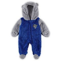 Los Angeles Rams Newborn & Infant Little Champ Three-Piece Bodysuit, Bib &  Booties Set - Royal/Gold