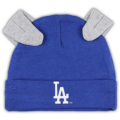 Newborn & Infant Royal/White Los Angeles Dodgers Dream Team Bodysuit Hat & Footed Pants Set