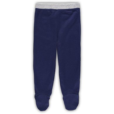 Newborn & Infant Navy/White Cleveland Guardians Dream Team Bodysuit Hat & Footed Pants Set