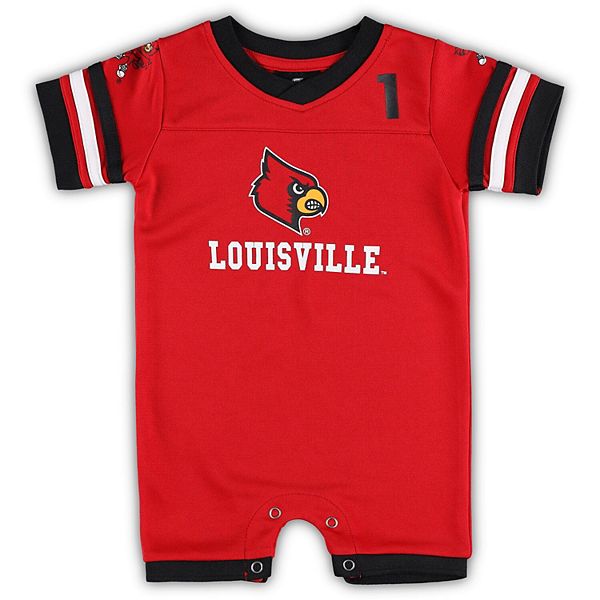 Newborn & Infant Colosseum Red Louisville Cardinals Bumpo Football