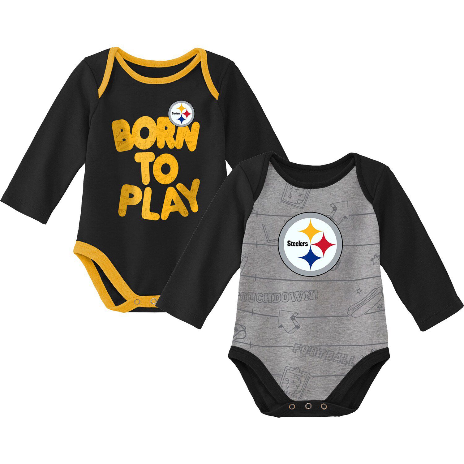 Pittsburgh Steelers Newborn & Infant Eat, Sleep, Drool Football