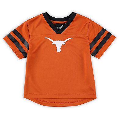 Toddler Texas Orange/Black Texas Longhorns Red Zone Jersey & Pants Set