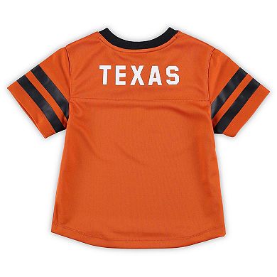 Toddler Texas Orange/Black Texas Longhorns Red Zone Jersey & Pants Set
