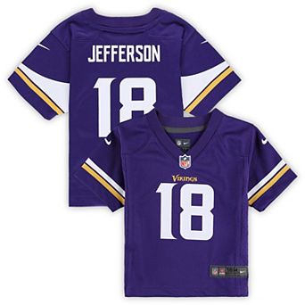 Infant Nike Justin Jefferson Purple Minnesota Vikings Team Player Game Jersey