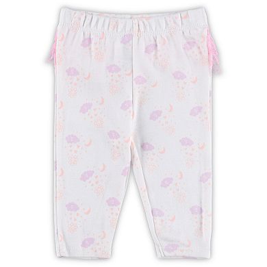 Girls Newborn & Infant White Arizona Cardinals Spreading Love Bodysuit and Tutu Leggings Set