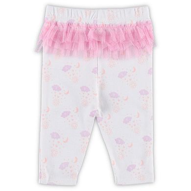 Girls Newborn & Infant White Arizona Cardinals Spreading Love Bodysuit and Tutu Leggings Set