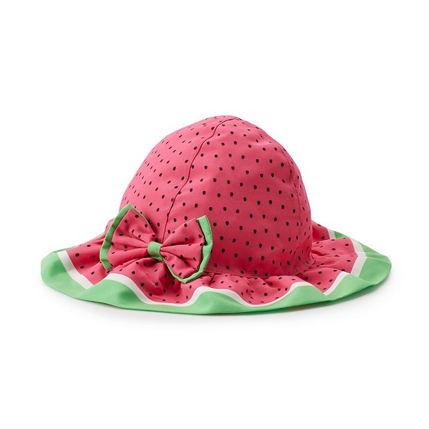 Toddler Girls Polka Dot Bucket Hat