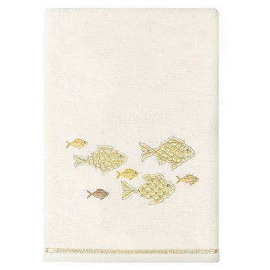 Linum Home Textiles Turkish Cotton Figi 3-piece Embellished Towel Set