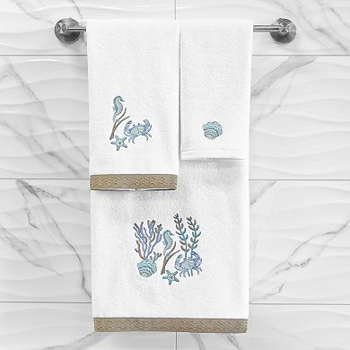 Linum Home Textiles Turkish Cotton Aaron 3-piece Embellished Towel Set