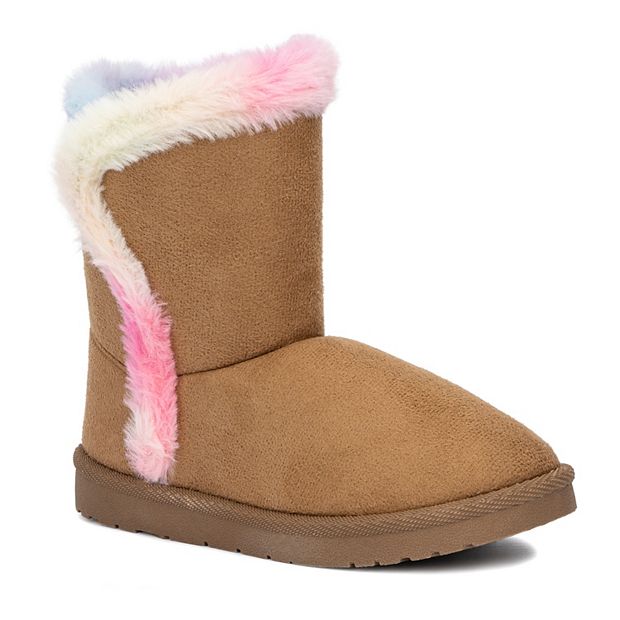 Furry boots for outlet toddler girl