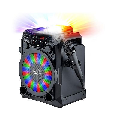 KIDdesigns iHome Bluetooth Karaoke Machine with Party Lights
