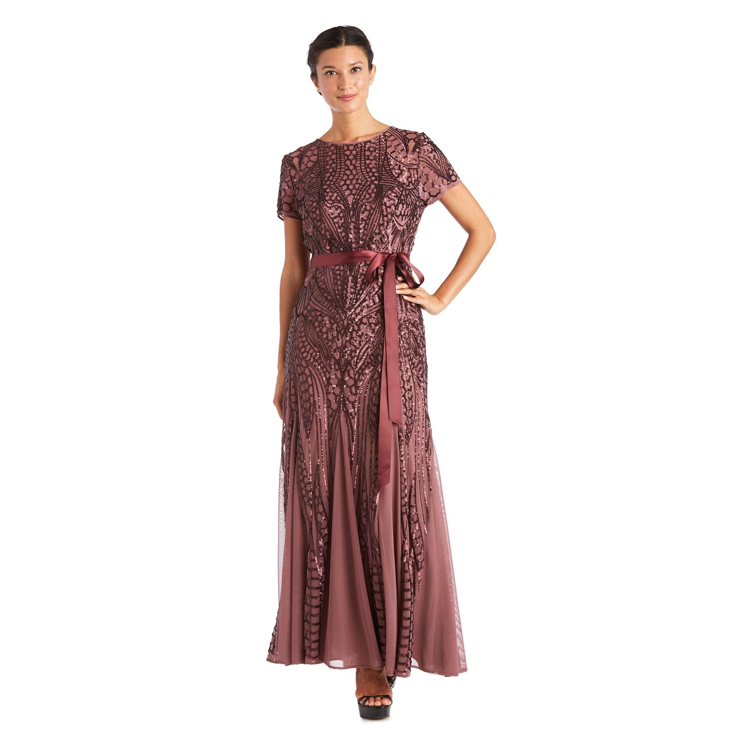 Kohl's long dresses for mother of the bride best sale