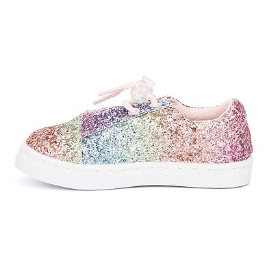 Olivia Miller Rainbow Glitter Toddler Girls' Shoes