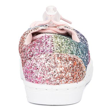 Olivia Miller Rainbow Glitter Toddler Girls' Shoes