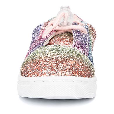 Olivia Miller Rainbow Glitter Toddler Girls' Shoes