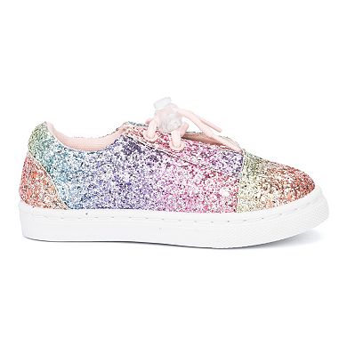 Olivia Miller Rainbow Glitter Toddler Girls' Shoes