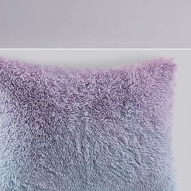 Intelligent Design Talia Ultra Cozy & Soft Ombre Shaggy Faux Fur Comforter Set with Shams