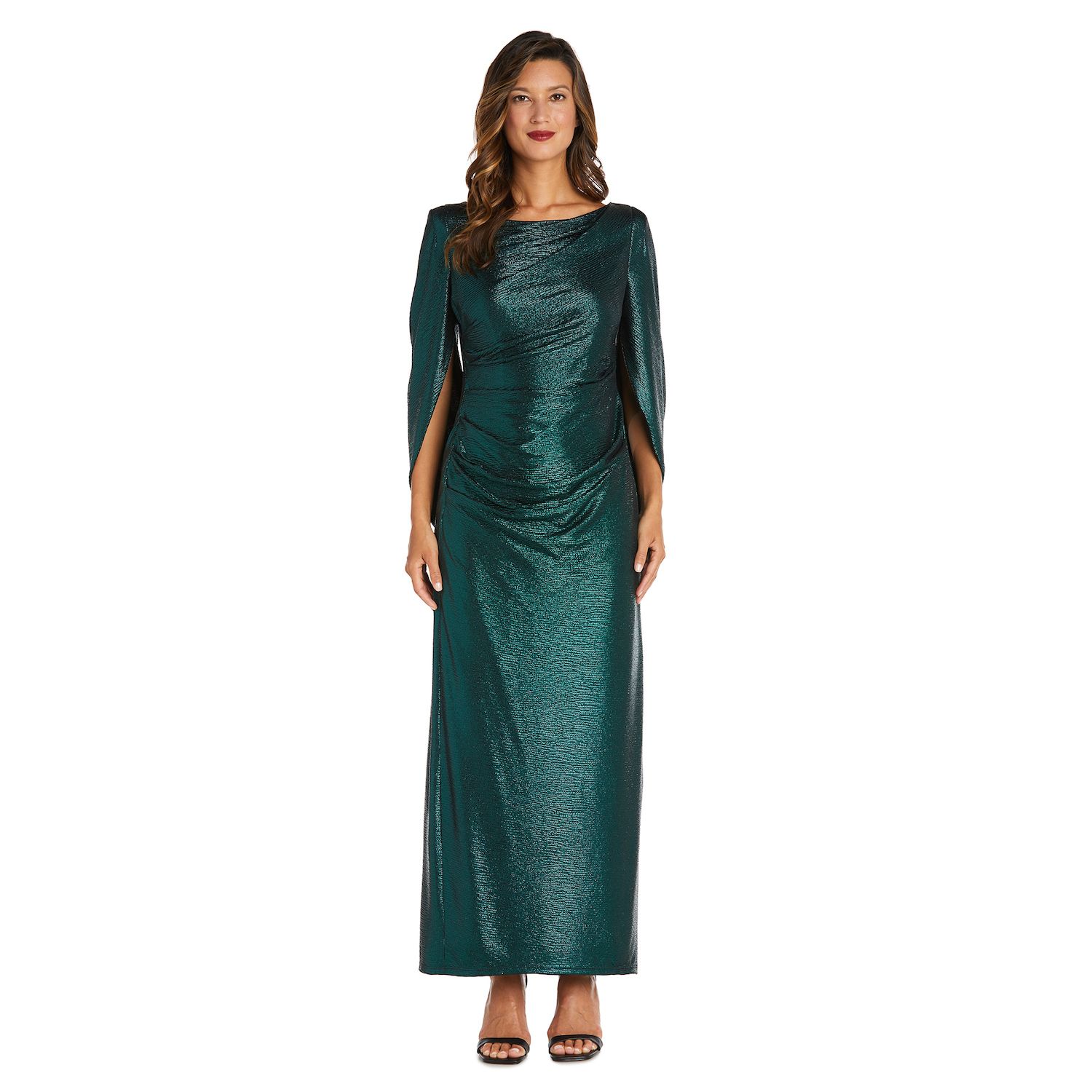 Женские платья R&M Richards Long Back Drape Sleeve Dress
