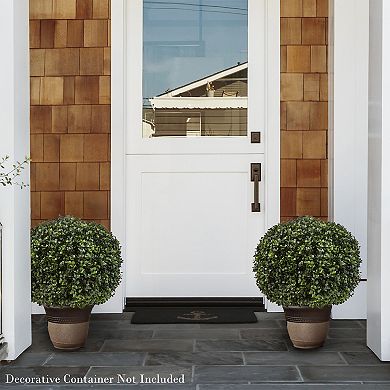 Pure Garden 21-in. Artificial Boxwood Topiary Ball Floor Decor