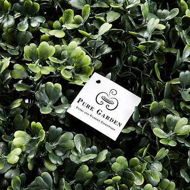 Pure Garden 21-in. Artificial Boxwood Topiary Ball Floor Decor