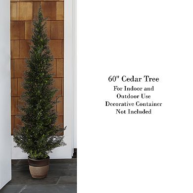 Pure Garden 5-ft. Artificial Cedar Tree Floor Decor
