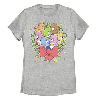 Juniors' Care Bear Christmas Wreath Little Stars Tee