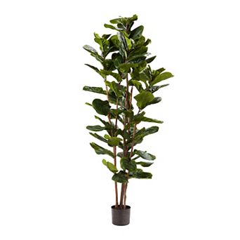 Pure Garden 6-ft. Fiddle Leaf Fig Tree Floor Decor