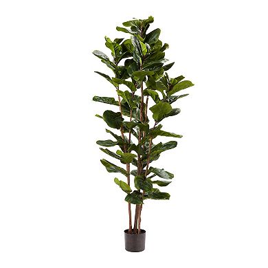 Pure Garden 6-ft. Fiddle Leaf Fig Tree Floor Decor