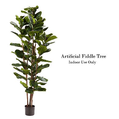 Pure Garden 6-ft. Fiddle Leaf Fig Tree Floor Decor