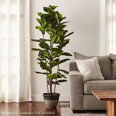 Pure Garden 6-ft. Fiddle Leaf Fig Tree Floor Decor
