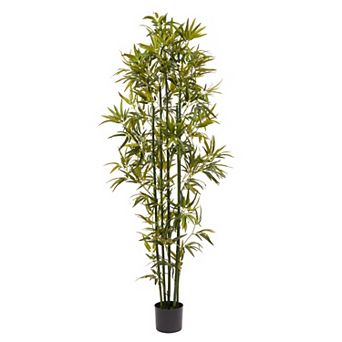 Pure Garden 6-ft. Artificial Bamboo Plant Floor Decor