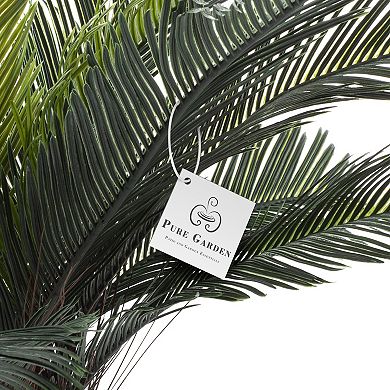 Pure Garden Artificial 3-ft. Cycas Palm Tree Floor Decor