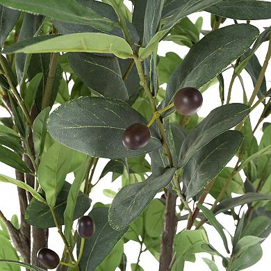 Pure Garden 6-ft. Artificial Olive Tree Floor Decor