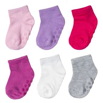 Baby & Toddler Jumping Beans® 6-pack Low-Cut Softest Grip Socks